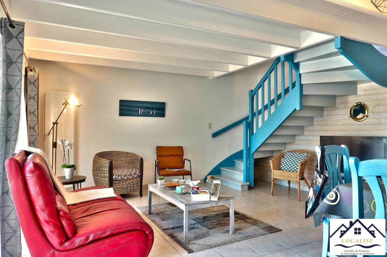 Localise - M3A La Maison Du Pecheur Au Guilvinec - Chambres Vue Mer - A 20M De La Mer Situee A La Pointe De Men Meur - Tout A Pied, Plage, Port, Centre, Commerces, Marche - Wifi Inclus - Linge De Lit Inclus - Jardin Clos - En Option , Menage Et Servi Eksteriør bilde