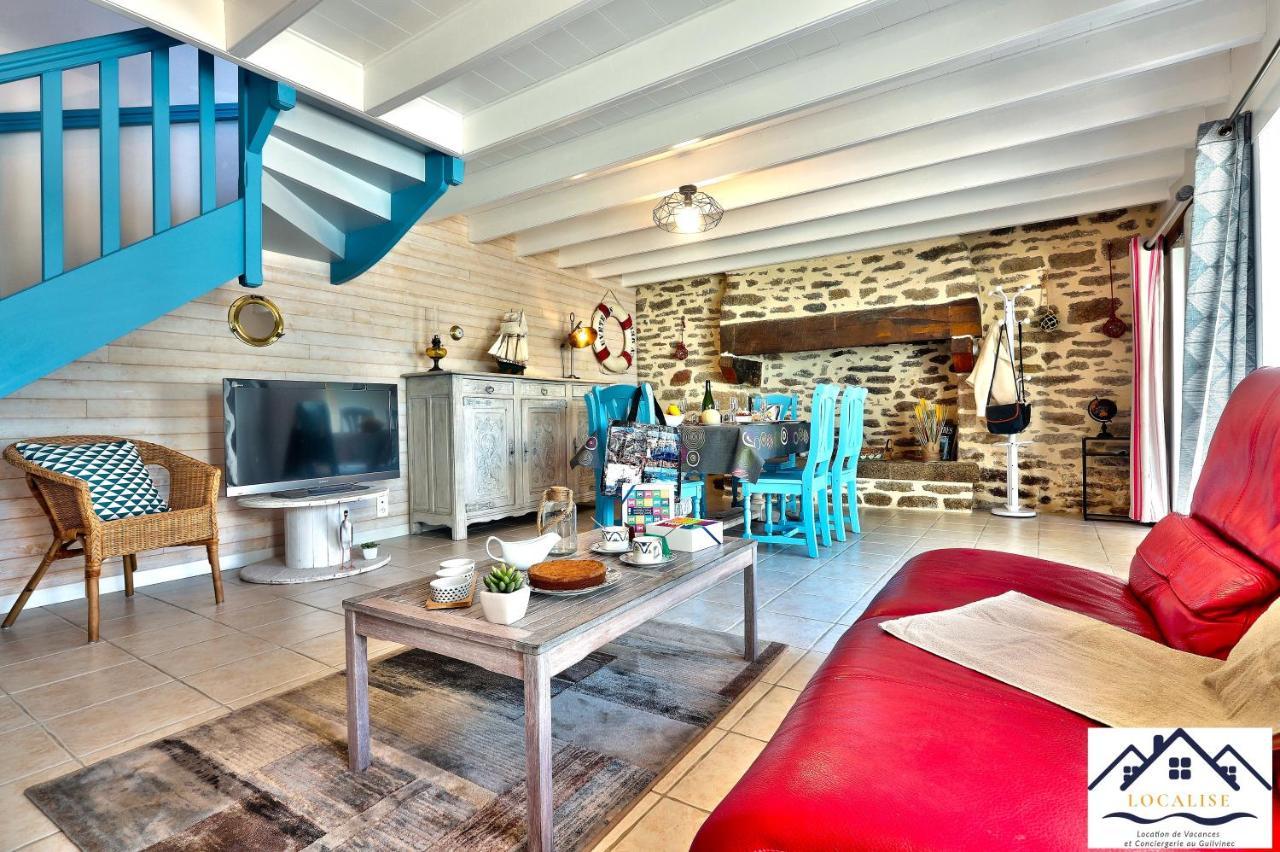 Localise - M3A La Maison Du Pecheur Au Guilvinec - Chambres Vue Mer - A 20M De La Mer Situee A La Pointe De Men Meur - Tout A Pied, Plage, Port, Centre, Commerces, Marche - Wifi Inclus - Linge De Lit Inclus - Jardin Clos - En Option , Menage Et Servi Eksteriør bilde