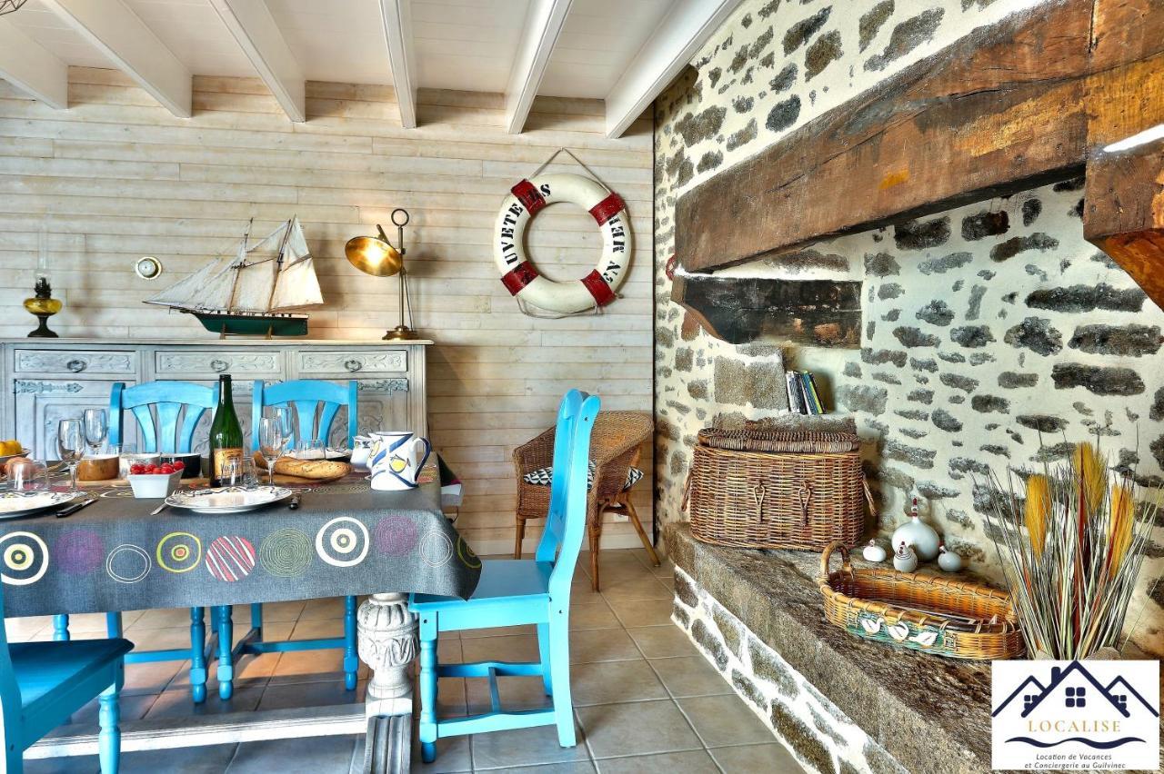 Localise - M3A La Maison Du Pecheur Au Guilvinec - Chambres Vue Mer - A 20M De La Mer Situee A La Pointe De Men Meur - Tout A Pied, Plage, Port, Centre, Commerces, Marche - Wifi Inclus - Linge De Lit Inclus - Jardin Clos - En Option , Menage Et Servi Eksteriør bilde