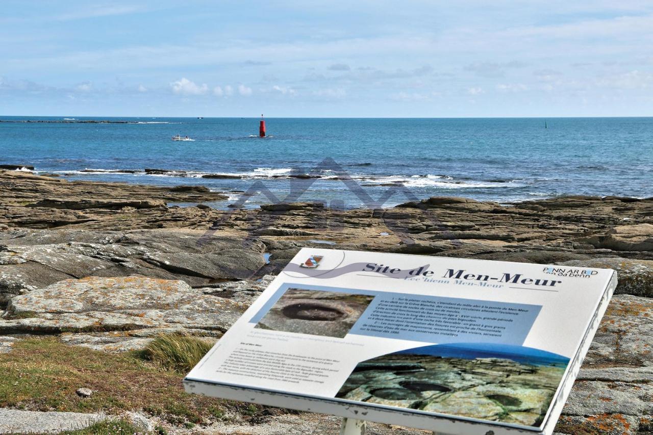 Localise - M3A La Maison Du Pecheur Au Guilvinec - Chambres Vue Mer - A 20M De La Mer Situee A La Pointe De Men Meur - Tout A Pied, Plage, Port, Centre, Commerces, Marche - Wifi Inclus - Linge De Lit Inclus - Jardin Clos - En Option , Menage Et Servi Eksteriør bilde